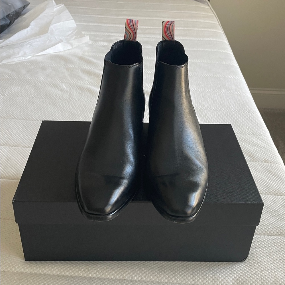 Paul Smith Black Chelsea Women’s booties, Size 40/US10
